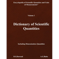 DICTIONARY OF SCIENTIFIC QUANTITIES - Volume I