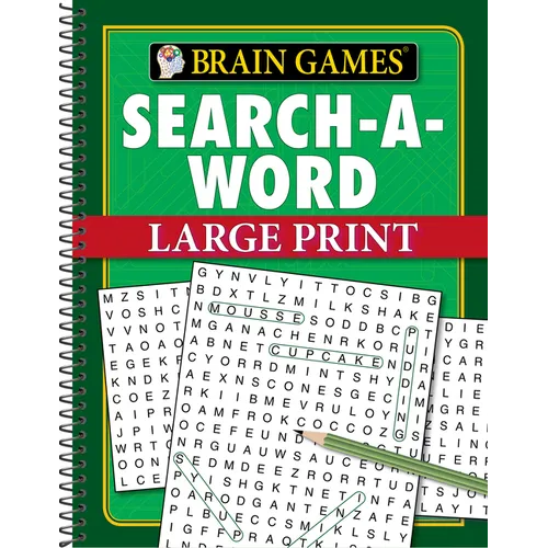 Brain Games - Search-A-Word - Large Print (96 Pages)