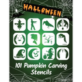 101 Pumpkin Carving Stencils: Template Patterns for Funny and Scary Halloween Decor Adults & Kids