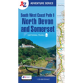 South West Coast Path - North Devon & Somerset: With Ordnance Survey Mapping