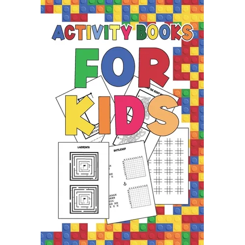 Activity Books for kids: BIG ACTIVITY BOOK with Solutions for kids, Tracing Game, Find the single one, Four in a row, Tic Tac Toe, Hangman, Dot