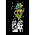 Don't Drink And Drive Smoke And Fly: Cannabis Graphic Jorunal Book For Marijuana Smoker 120 Pages DINA5