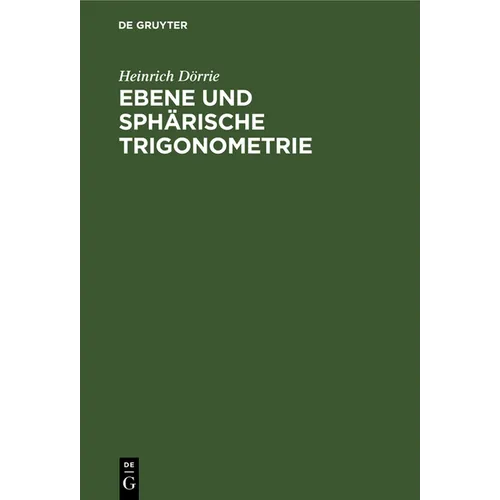 Ebene Und Sphärische Trigonometrie