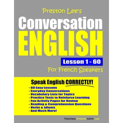 Preston Lee's Conversation English For French Speakers Lesson 1 - 60