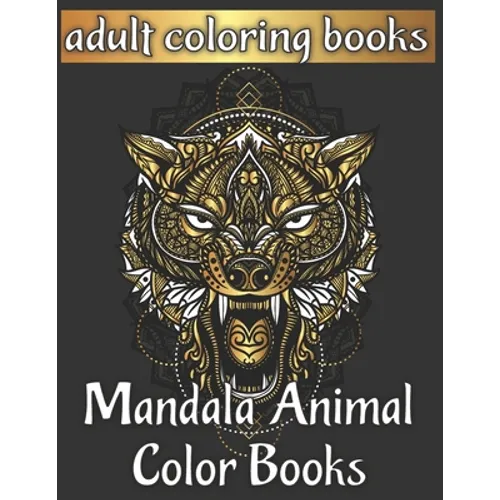 Adult coloring books mandala animal color books