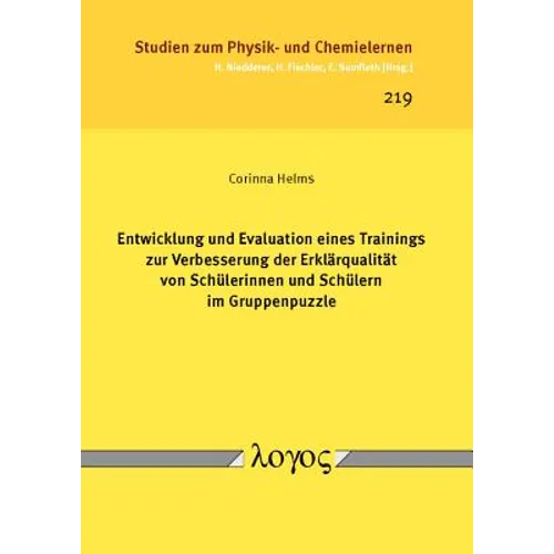 Entwicklung Und Evaluation Eines Trainings Zur Verbesserung Der Erklarqualitat Von Schulerinnen Und Schulern Im Gruppenpuzzle