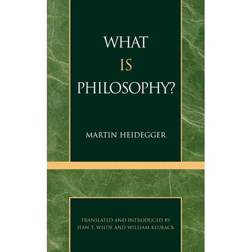 What Is Philosophy?