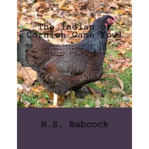 The Indian or Cornish Game Fowl: Its Description, Characteristics, Origin, History and Breeding