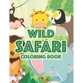 Wild Safari Coloring Book: Designs Of Savannah Animals To Color, Kids Coloring Activity Journal Of Wild Animals