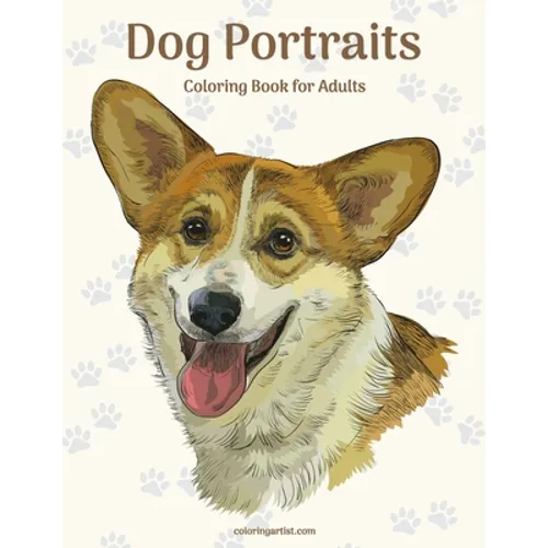 Dog Portraits Coloring Book for Adults