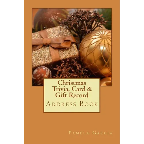 Christmas Trivia Card & Gift Record: Address Book