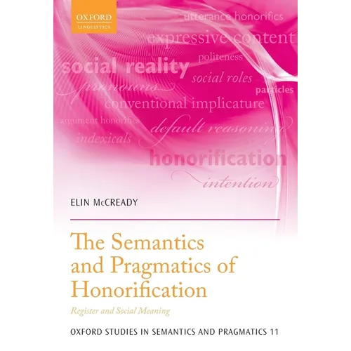 The Semantics and Pragmatics of Honorification: Register and Social Meaning