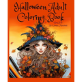 Halloween: Adult coloring Book With Greyscale: Halloween Coloring Book for Adults: Beautiful and Spooky Halloween Pages for Stress Relief and Relaxati