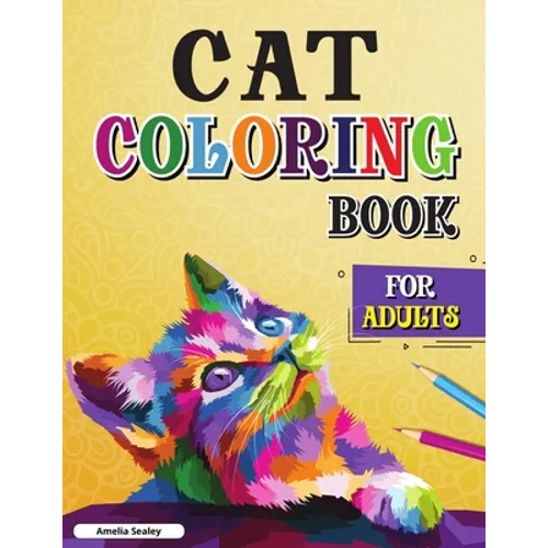 Cats with Mandalas - Adult Coloring Book: Stress relief & Relaxing Cats Coloring Book for Adults