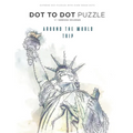 Around the World Trip - Dot to Dot Puzzle (Extreme Dot Puzzles with over 30000 dots): 40 Puzzles - Dot to Dot Books for Adults - Challenges to complet
