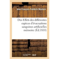Des Effets Des Différentes Espèces d'Évacuations Sanguines Artificielles Mémoire