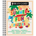 Brain Games - Summer Fun Puzzles (#3): Word Searches, Crosswords, Cryptograms, Anagrams, Mind Stretchers, Word Ladders, and More! Volume 3