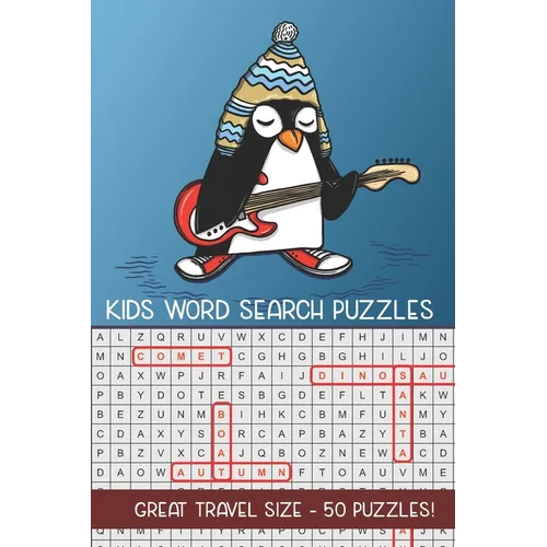 Kids Word Search Puzzles: Great Travel Size Word Seek & Find Puzzle Book for Boys & Girls