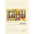 Vintage Lined Notebook Greetings from Chicago, Illinois