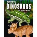 Realistic Dinosaurs coloring book