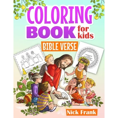 Bible Verse Coloring Books for Kids: Inspiring Verses with Animals and Figures for Children, Girls, and Boys. Activity Book Perfect Gift