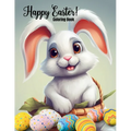 Happy Easter Coloring Book for Kids