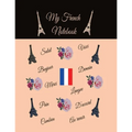 My French Notebook: Ruled 6 sections Notebook/Diary with some useful French expressions