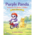Purple Panda Learns to Ride a Bike