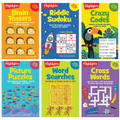 Puzzle Pads Bundle: Puzzle Variety Bundle: 6-Book Puzzle Set with Word Searches, Crosswords, Brain Teasers, Sudoku and Logic Games, Puzzle Gift for Su