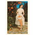 The Vintage Journal Woman with Oranges in Skirt, California