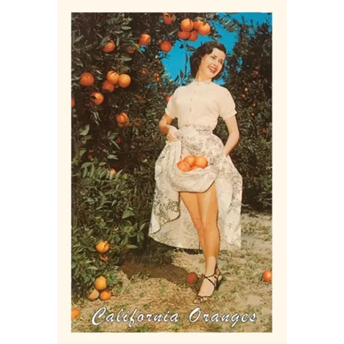The Vintage Journal Woman with Oranges in Skirt, California