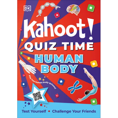 Kahoot! Quiz Time Human Body: 250 Trivia Questions (with Qr Codes Inside for 150 Interactive Bonus Questions) - Educational Kids Quiz Book