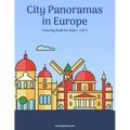 City Panoramas in Europe Coloring Book for Kids 1, 2 & 3
