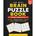 The Best Brain Puzzle Book: Sudoku, Jigsaw Sudoku, Word Search, Number Fill-In, Hashi, Domino, Hidato.
