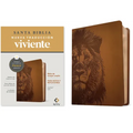 Biblia de Margen Amplio Ntv Con Filament (Sentipiel, León, Letra Roja)