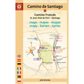 Camino de Santiago Maps (Camino Francés): St. Jean Pied de Port - Santiago de Compostela