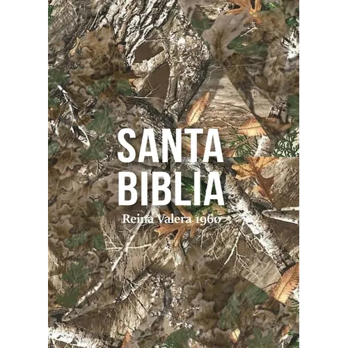 Biblia Rvr 1960 Compacta Símil Piel Camuflaje Hojas Verde (Bible Rvr 1960 Compact Size Leatherlike Green Leaves Camouflage (Spanish Edition)