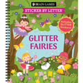 Brain Games - Sticker by Letter: Glitter Fairies: Includes 1 Glitter Sticker Sheet to Complete Each Image!