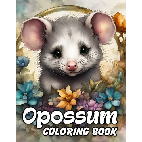 Opossum Coloring Book: Great Gifts For Boys, Girls And Adults Who Love Opossum