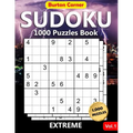 Sudoku 1000 Puzzles Book: Extreme Difficult 9x9 Sudoku Puzzles Brain Games Book for Expert Adults with Solution Vol.1