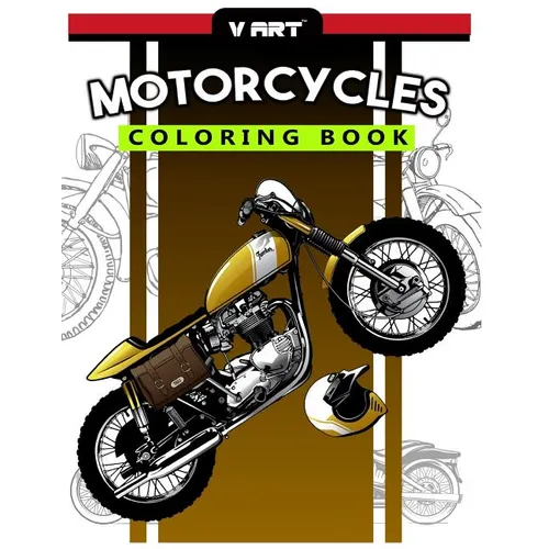 Motorcycles Coloring Book: Pattern to Color for Bike Lover, Motorcycle Coloring for Adults