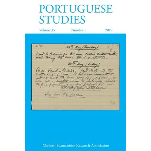 Portuguese Studies 35: 1 (2019)