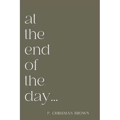 at the end of the day