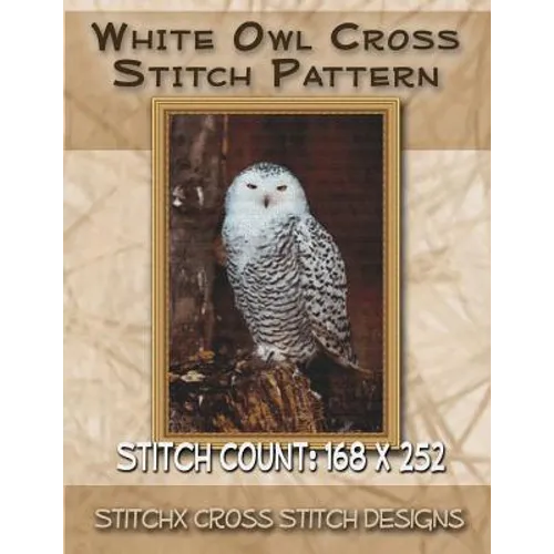 White Owl Cross Stitch Pattern