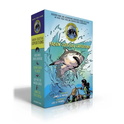 Fabien Cousteau Expeditions (Boxed Set): Great White Shark Adventure; Journey Under the Arctic; Deep Into the Amazon Jungle; Hawai'i Sea Turtle Rescue
