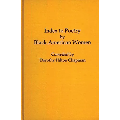 Index to Poetry by Black American Women