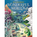 3D Coloring Wonderful Worlds: Coloring Book for Adults and Teens