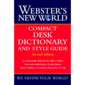 Webster's New World Compact Desk Dictionary and Style Guide, Second Edition