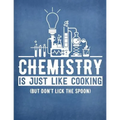 Hexagonal Chemistry Lab Book: 8.5 X 11 Chemistry School Graph Paper Chemistry Is Like Cooking But Don't Lick the Spoon