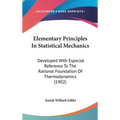 Elementary Principles In Statistical Mechanics: Developed With Especial Reference To The Rational Foundation Of Thermodynamics (1902)